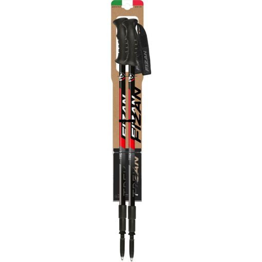 Fizan Trek – Red Hiking Poles (Pair)