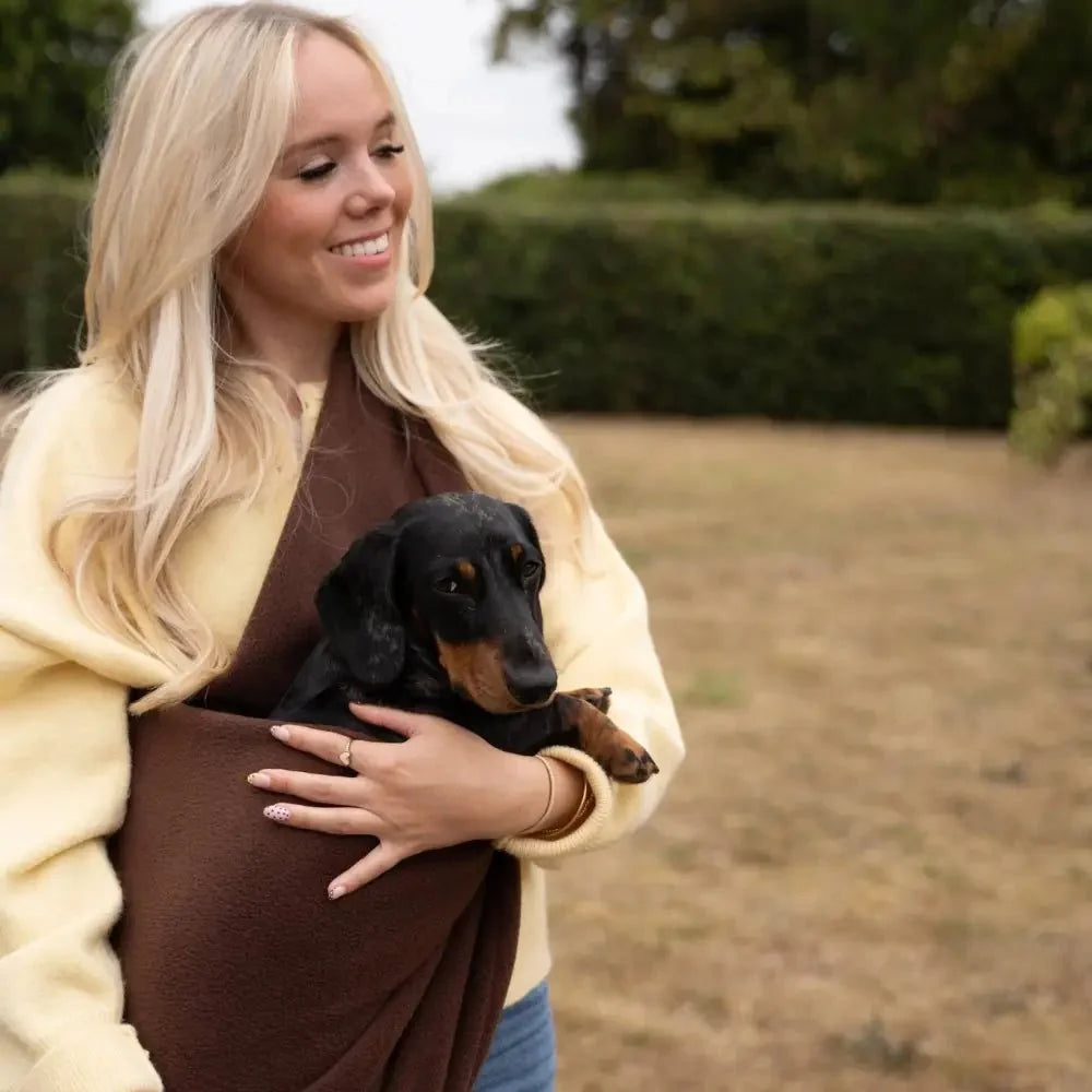 Plain Polar Fleece Dog Sling - Standard, Petite and Long Strap Sizes