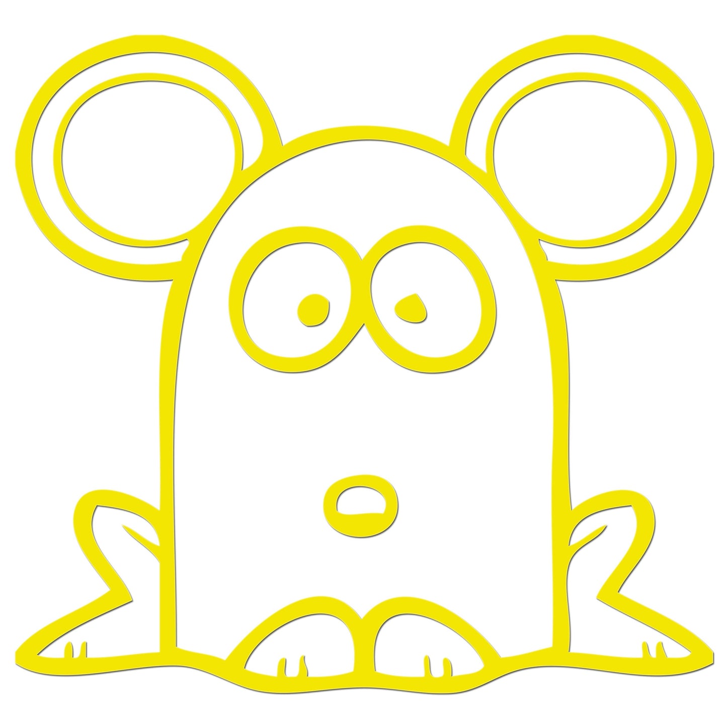 Funny Cartoon Mouse Iron On HTV Transfer