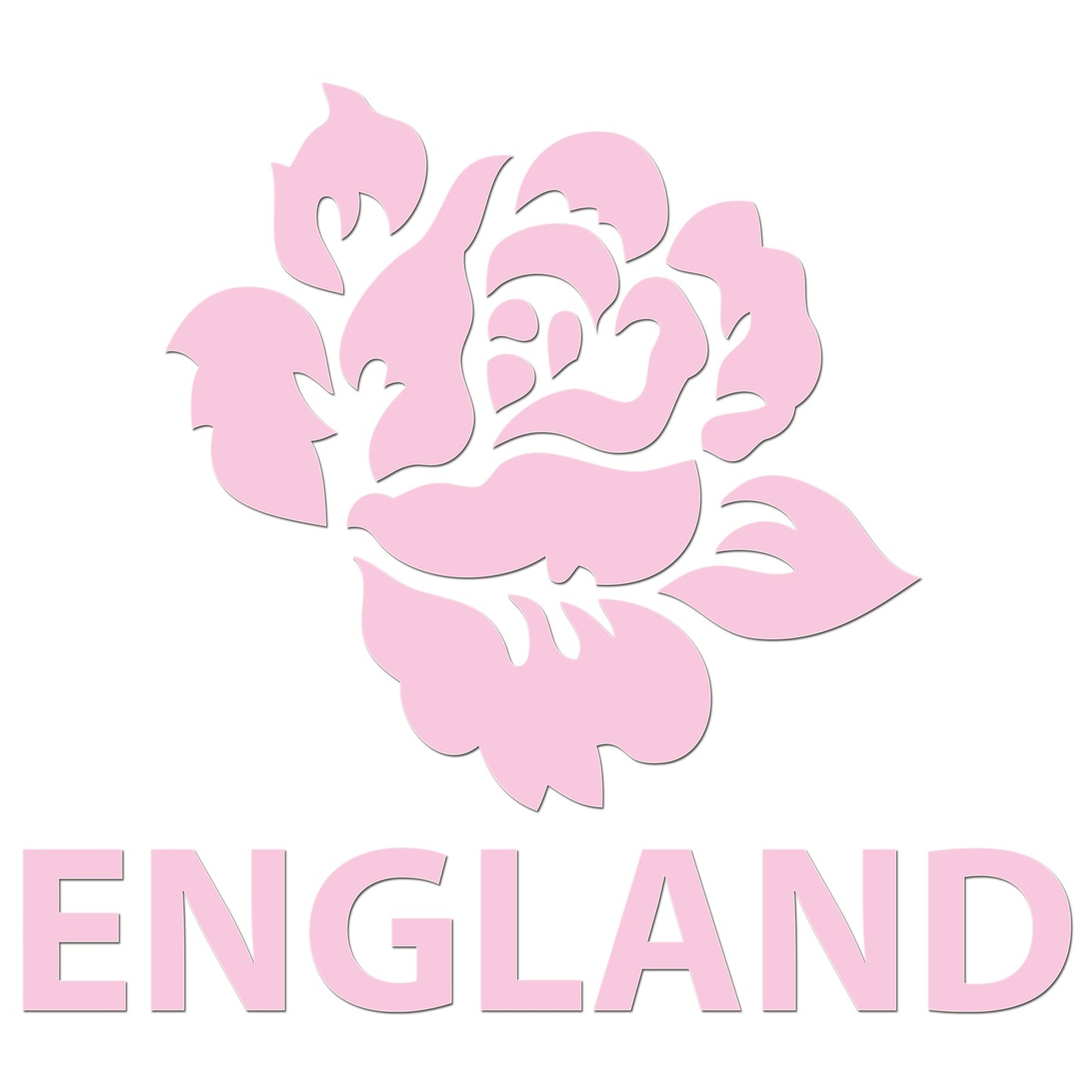 Rose Of England Iron On HTV Transfer