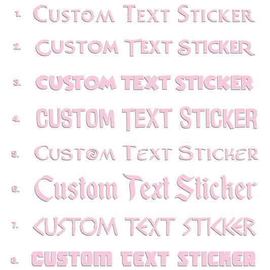 Famous Movie Fonts Iron On HTV Transfer