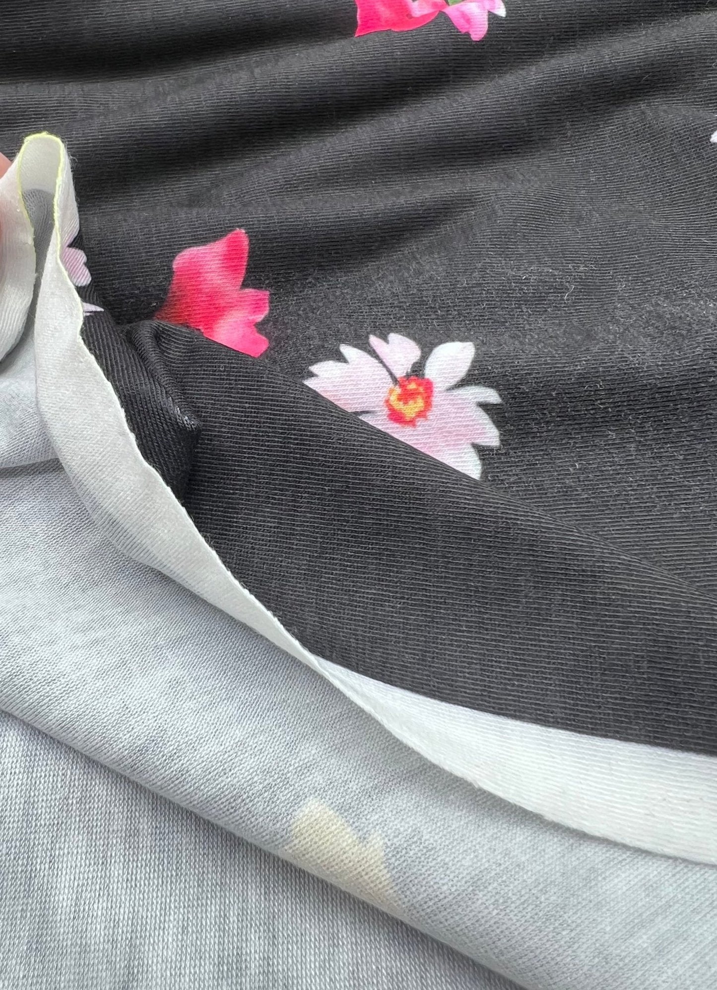 Floral Multi Print Viscose Elastane 4 Way Stretch Fabric