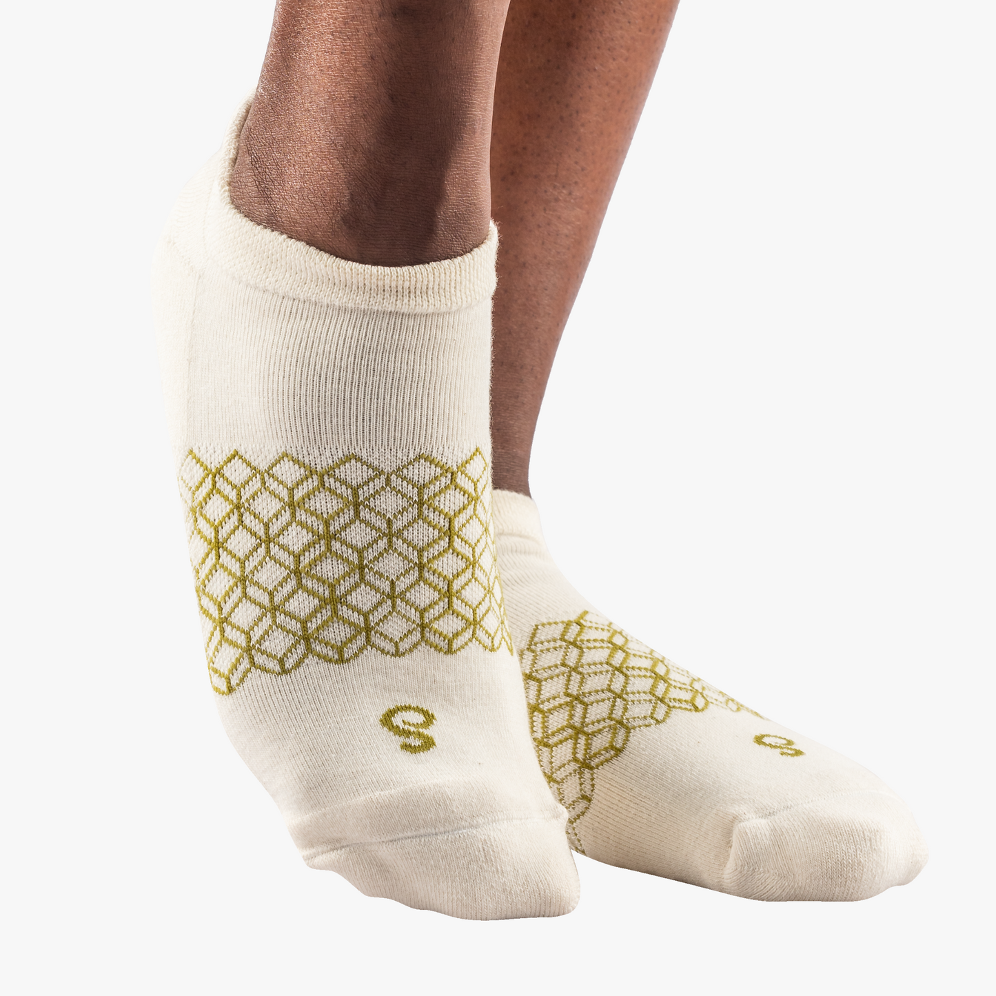 grip socks (ankle) - organic combed cotton