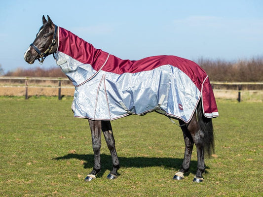 Fly Turnout Combination Rug -burgundy