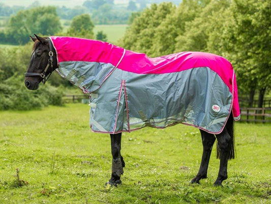 Fly Turnout Combination Rug - Pink