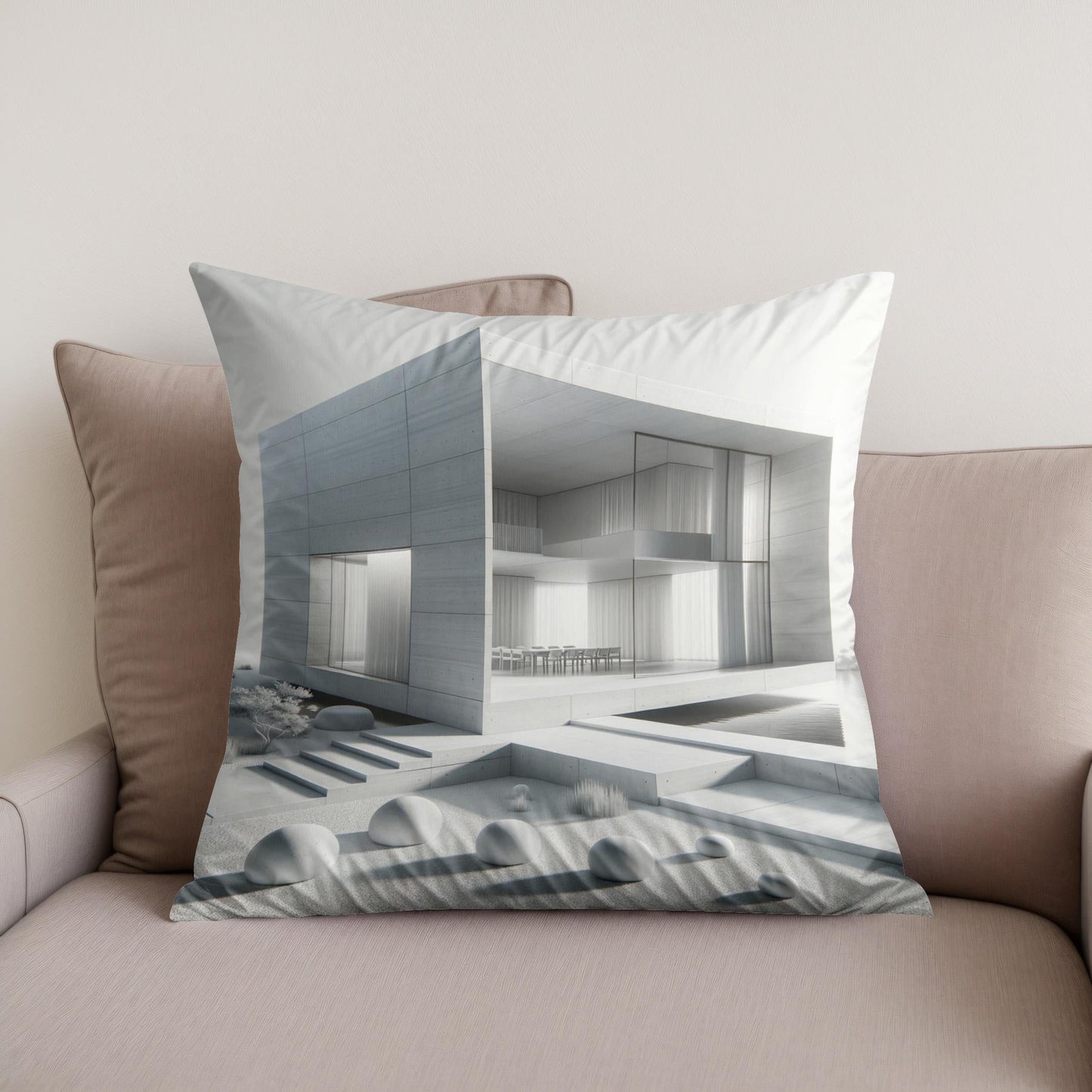 Zen Clarity Cotton Cushion