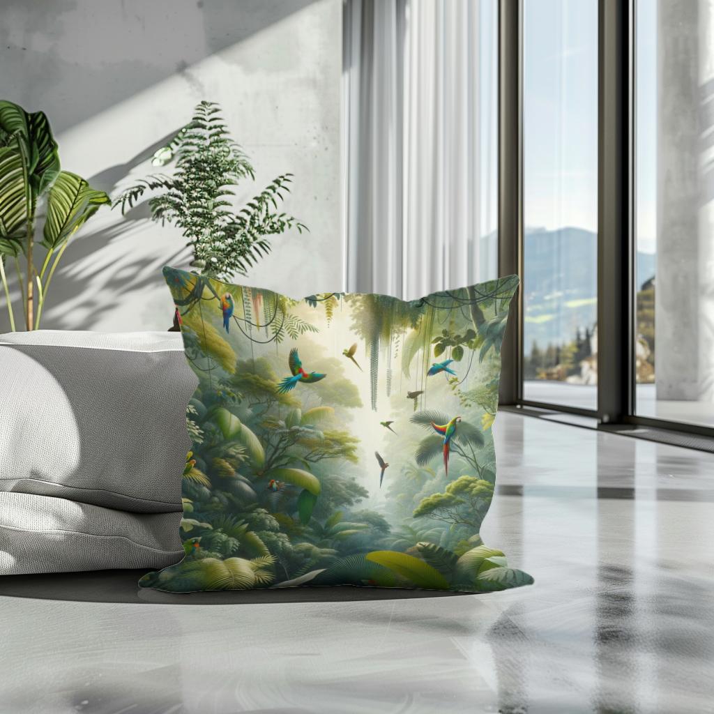 Enchanted Glade Cotton Cushion