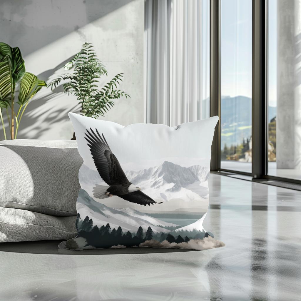 Mountain Majesty Cotton Cushion