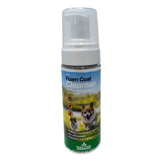 Foam Coat Cleanser 140ml - Global Herbs - Canine