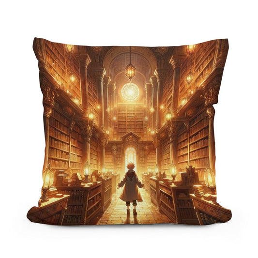 Enchanted Library of Wonders Cotton Cushion