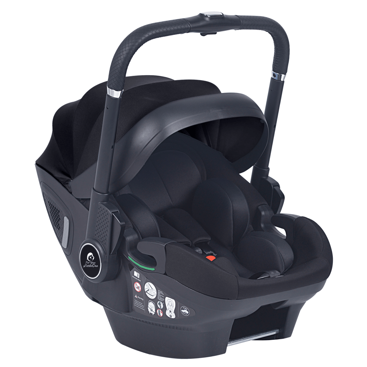For Your Little One Qubi Infant Car Seat Stroller & Base - Eclipse Black