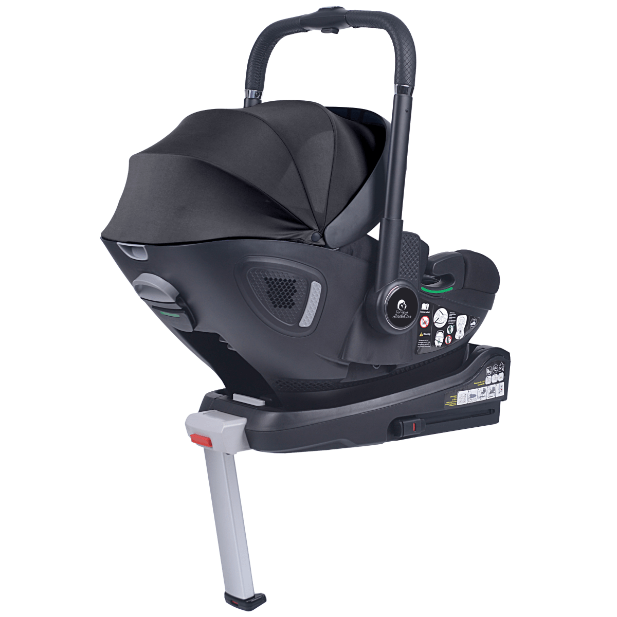 For Your Little One Qubi Infant Car Seat Stroller & Base - Eclipse Black