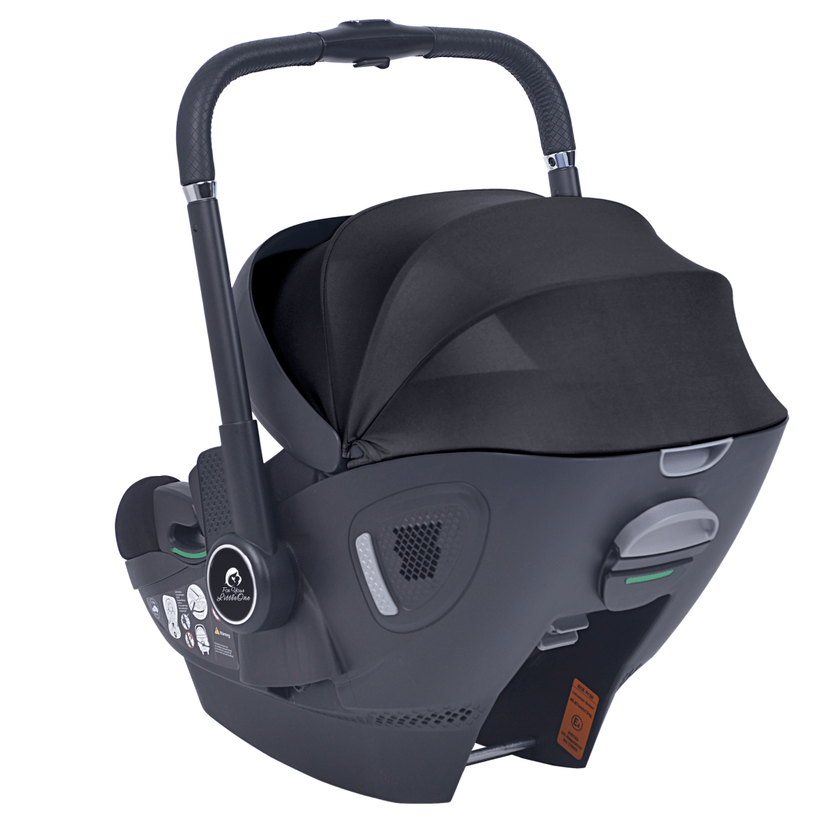 For Your Little One Qubi Infant Car Seat Stroller - Eclipse Black