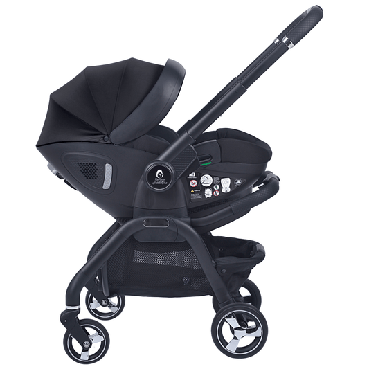 For Your Little One Qubi Infant Car Seat Stroller - Eclipse Black