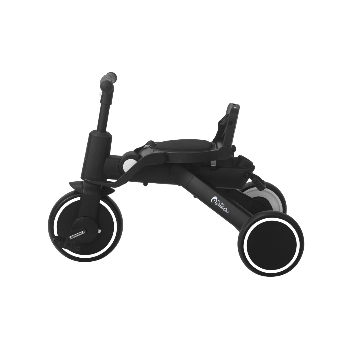 Foryourlittleone Xplor Ultimate 6 in 1 Foldable Trike - Jet Black (10m-4y)