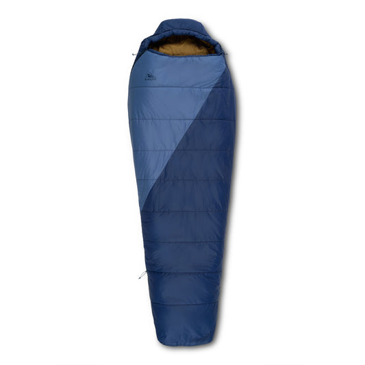 Kelty Cosmic Synthetic 20°F (-7°C) Sleeping Bag - Regular - Pageant Blue/Bering Sea/Dull Gold