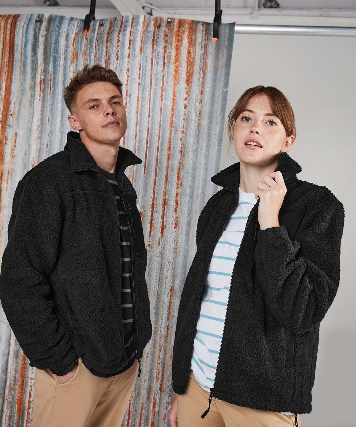 Recycled Polyester Sherpa Fleece