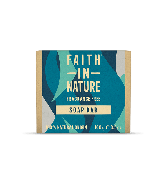 Fragrance Free Soap Bar – Unscented, Plastic-Free & Vegan