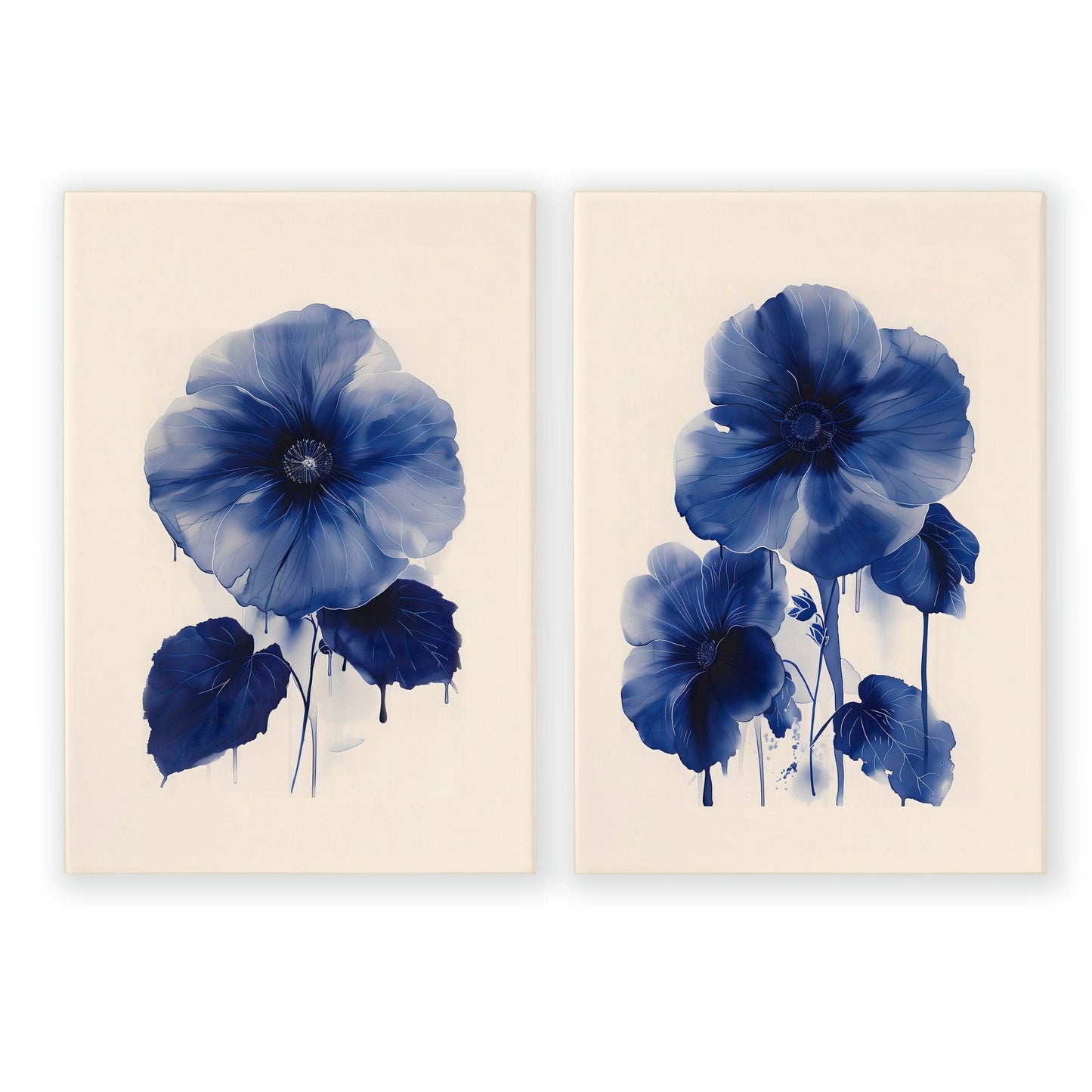 Framed Art On Wall | Set of 2 Botanical Wall art Prints