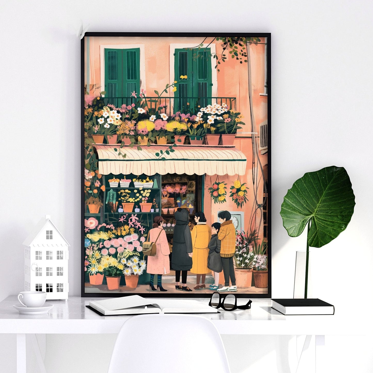 Framed Artwork | Set of 3 Italian Lifestyle Wall art Prints