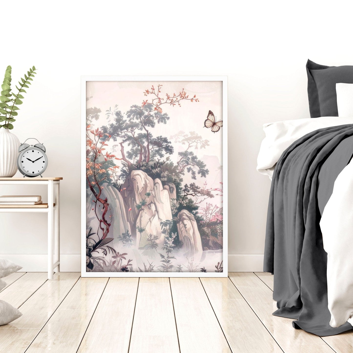 Framed Artworks | Set of 3 Chinoiserie Wall art Prints