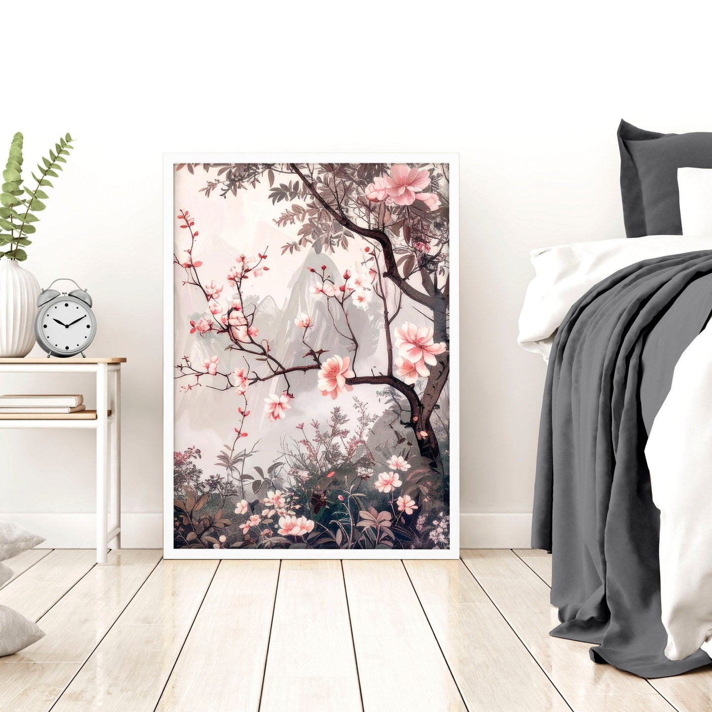 Framed Artworks | Set of 3 Chinoiserie Wall art Prints