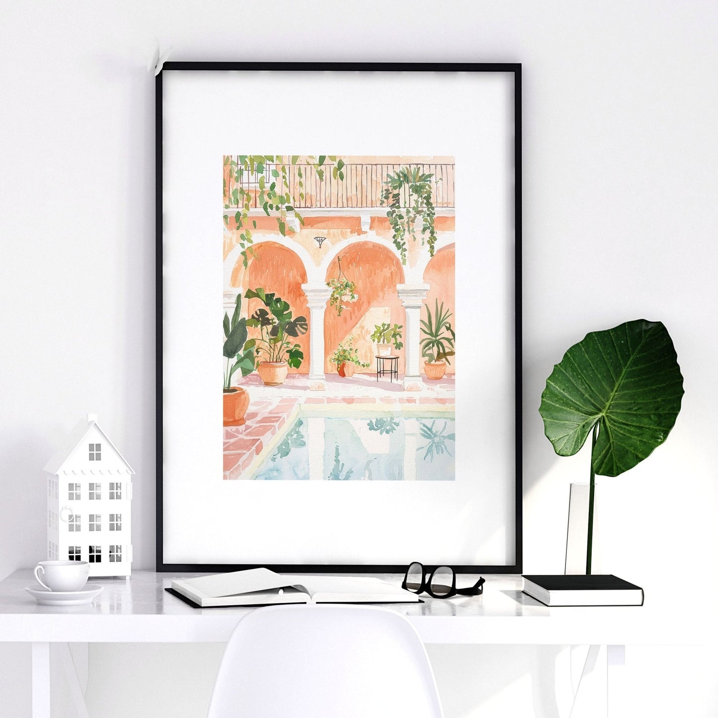 Framed Printed Artwork | Set of 3 Beach Decor Wall art Prints