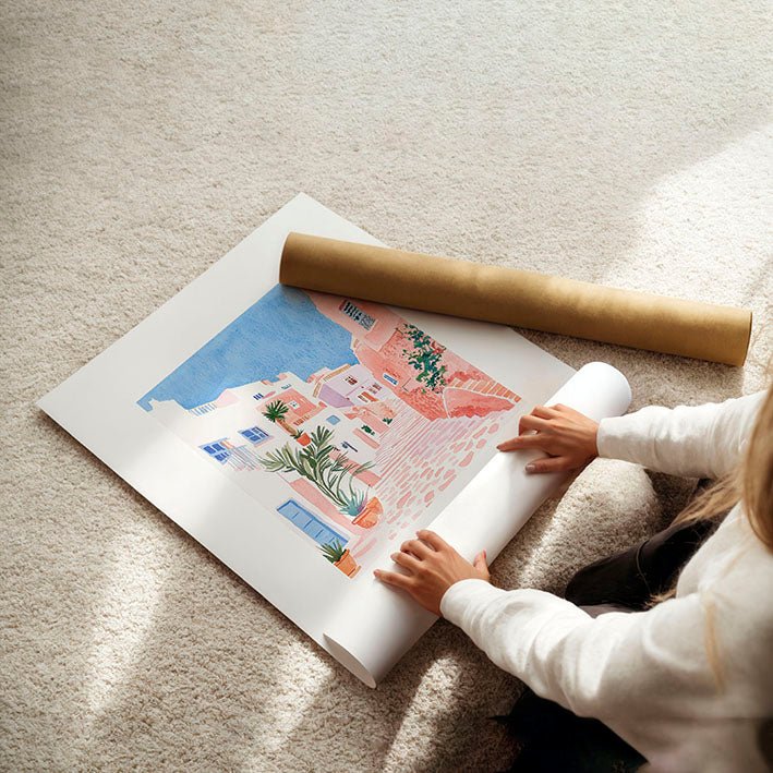 Framed Prints Art | Set of 3 Beach Decor Wall art Prints