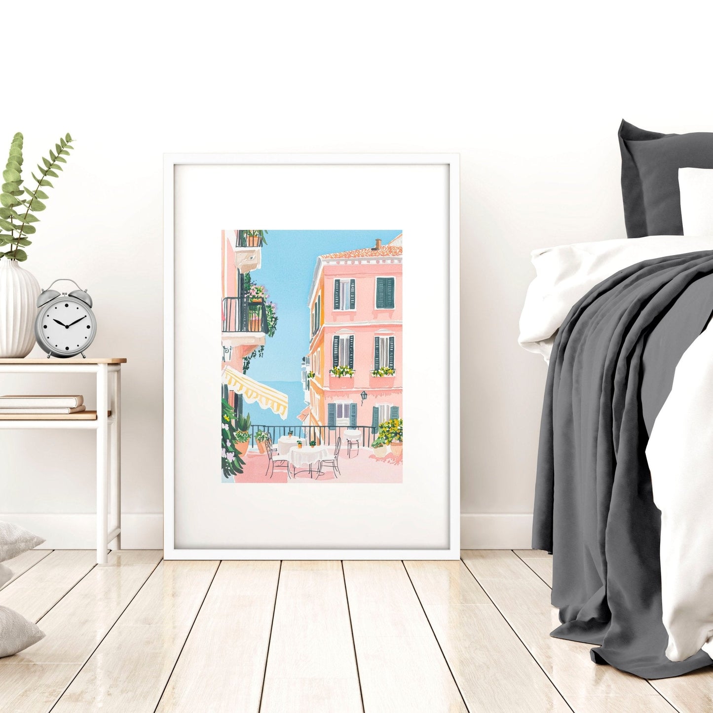 Framed Wall Art Large | Set of 3 Beach Decor Wall art Prints