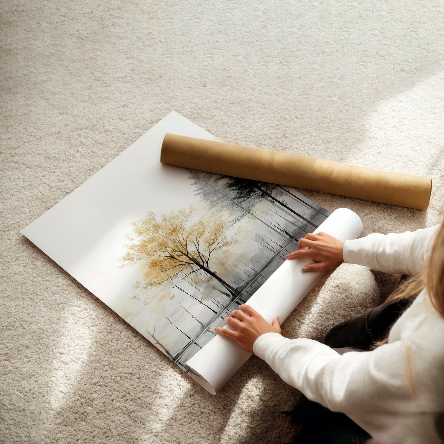 Framed Wall Art Set of 3 | Set of 3 Asian Inspired Wall art Prints