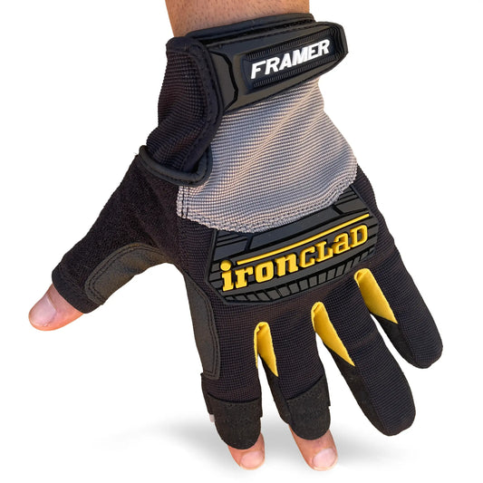 Ironclad Framer Hybrid 3-Finger Gloves