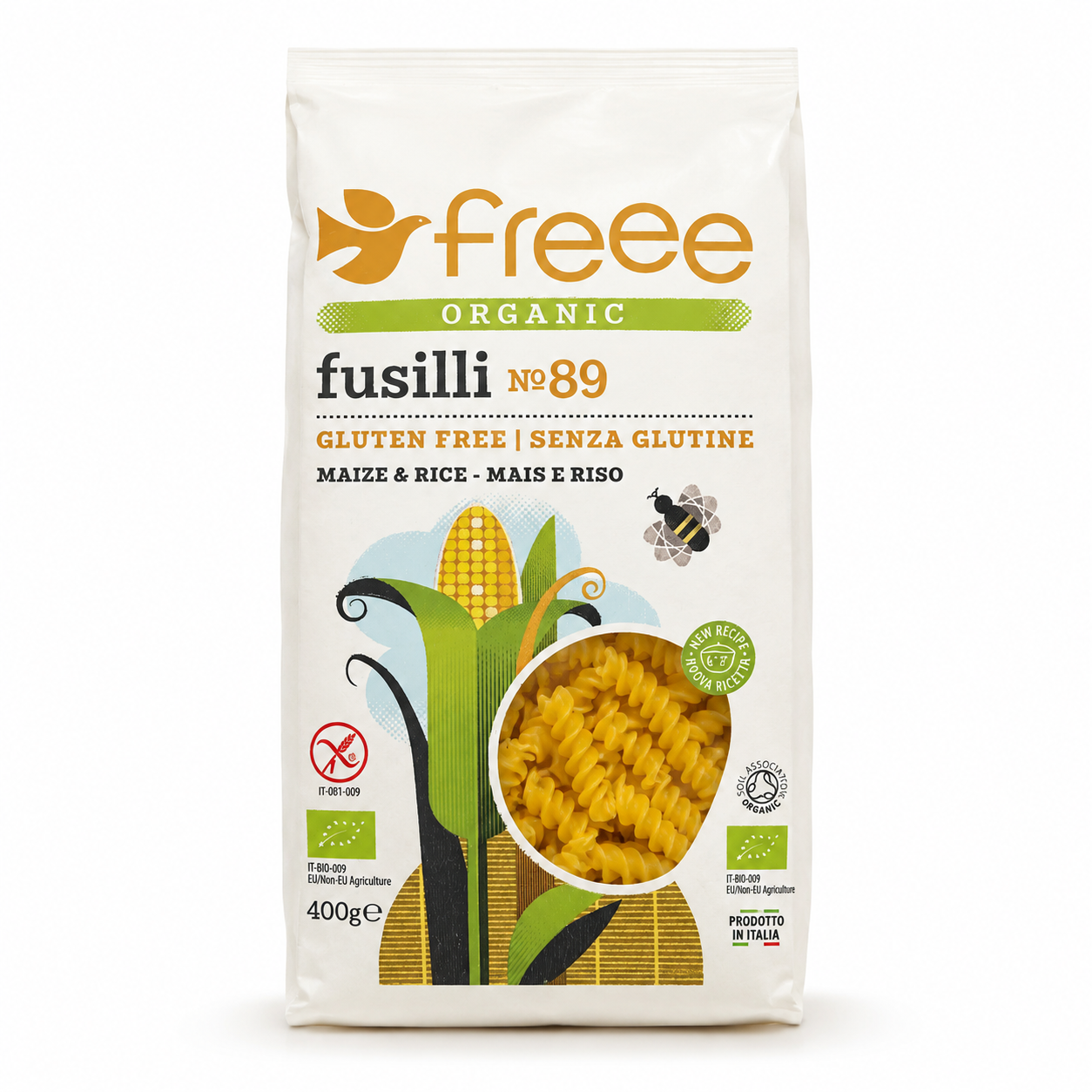 Freee Gluten Free Organic Maize & Rice Fusilli