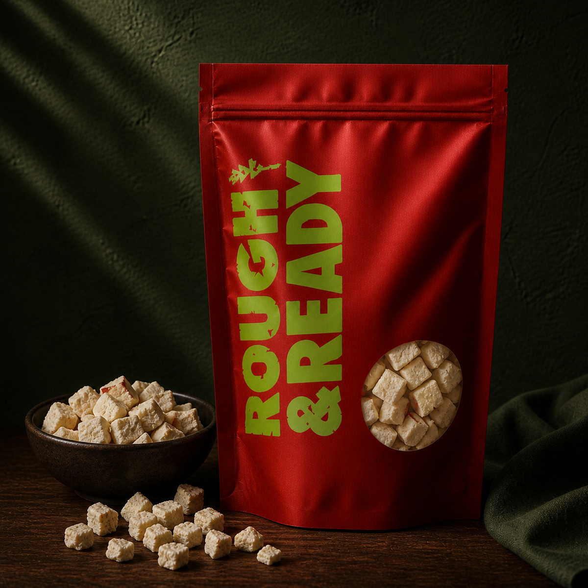Freeze Dried Apple Cubes