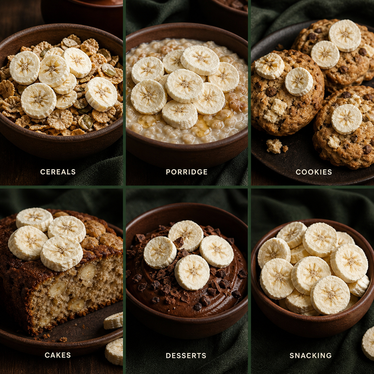 Freeze Dried Banana Slices