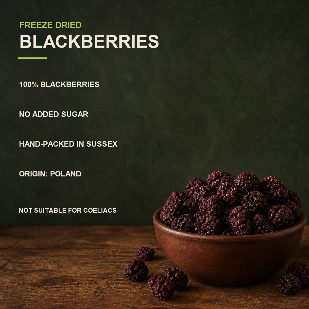 Freeze Dried Blackberries