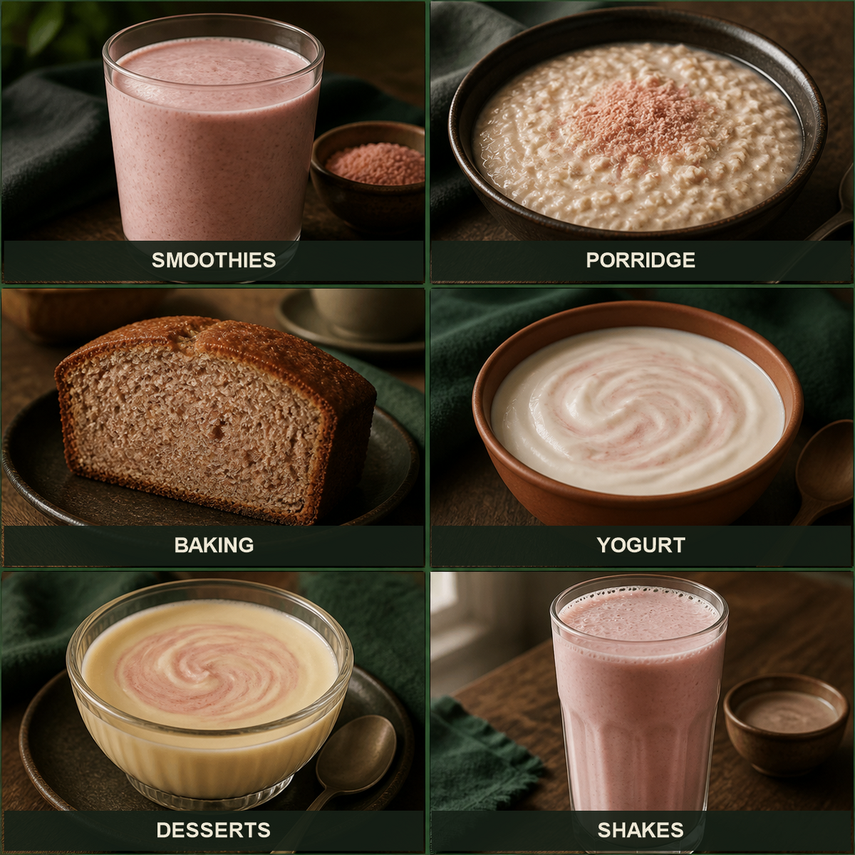 Freeze Dried Rhubarb Powder