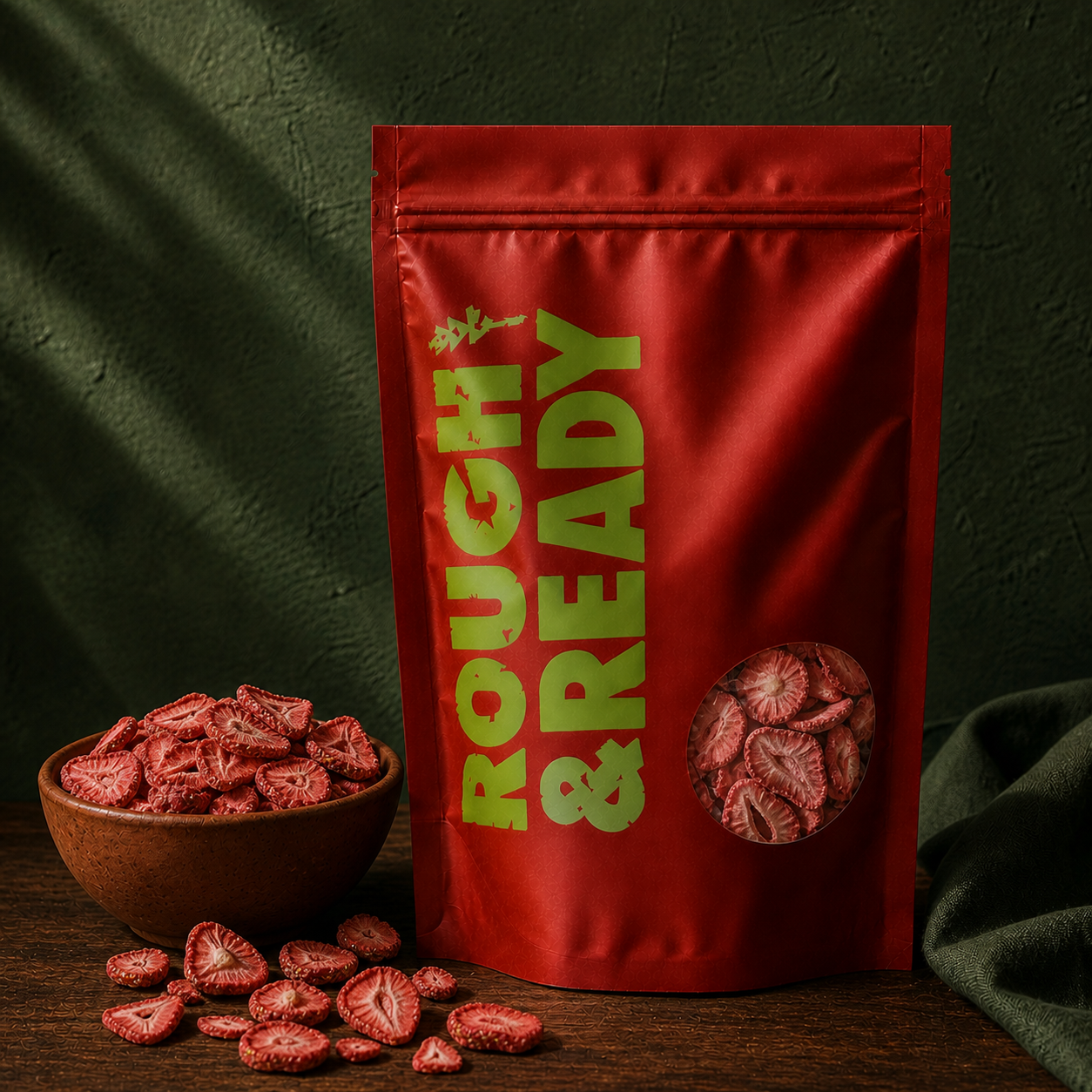 Freeze Dried Sliced Strawberries
