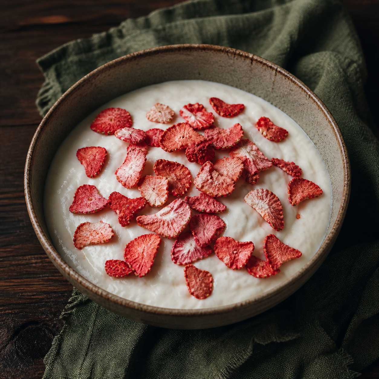 Freeze Dried Sliced Strawberries