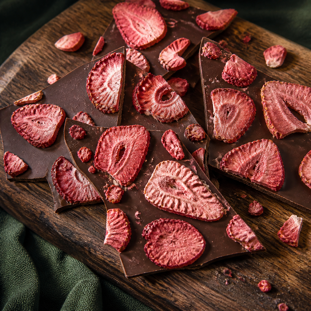 Freeze Dried Sliced Strawberries