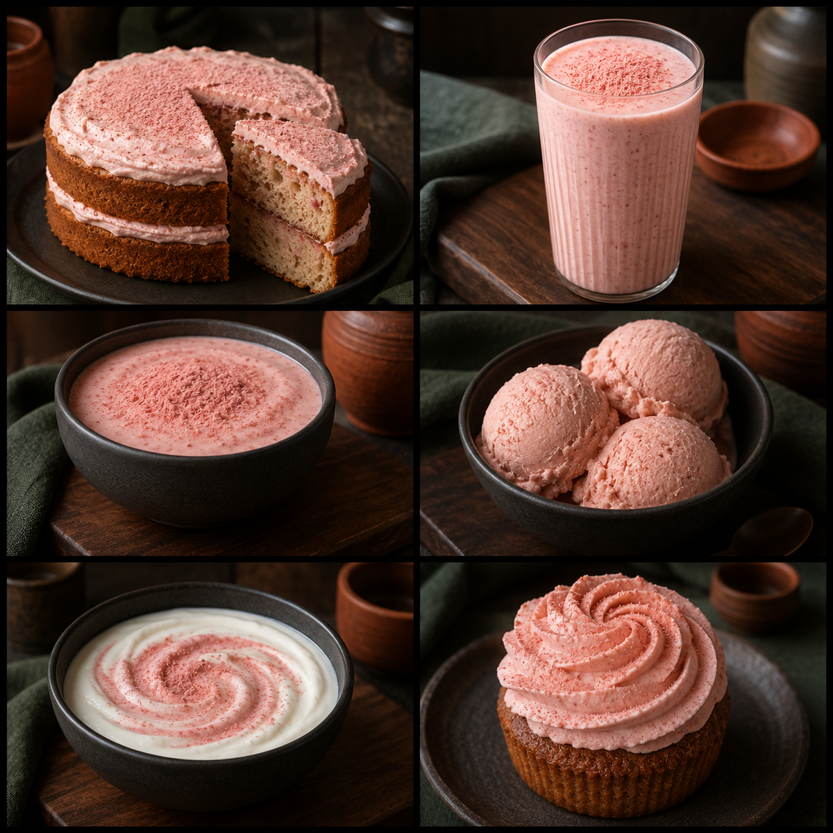 Freeze Dried Strawberry Powder