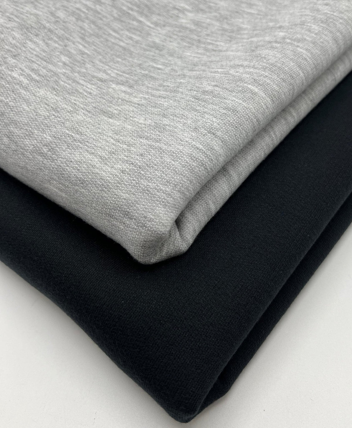 Grey 235GSM Poly French Terry Loopback Fabric