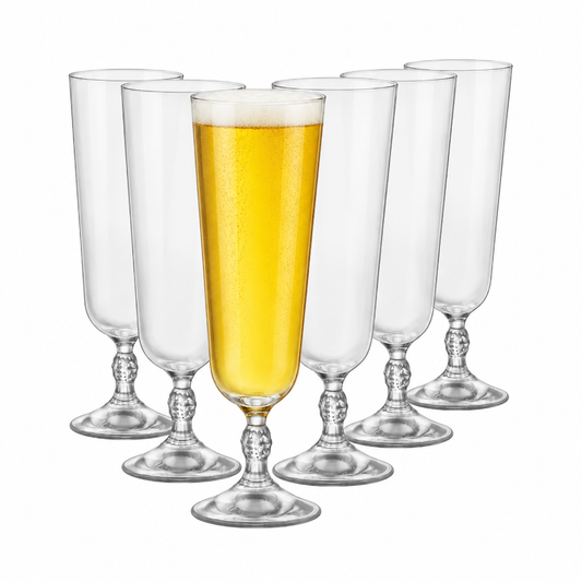 Bormioli Rocco Bartender Beer Glasses - 280ml - Set of 6