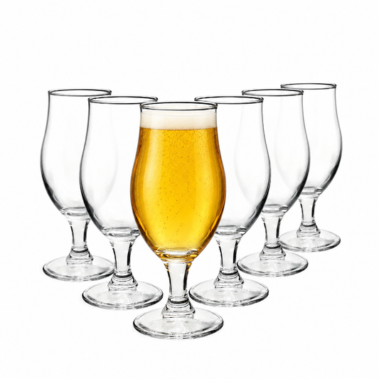 Bormioli Rocco Executive Beer Glasses - 375ml - Set of 6