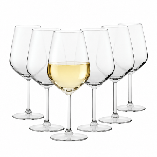 Allegra White Wine Glasses - 350ml - Set of 6