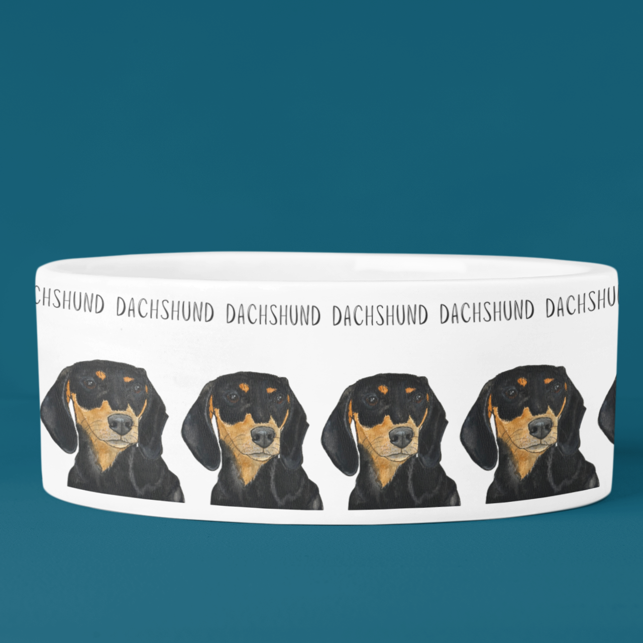Handcrafted Dachshund Dog Bowl – Stylish Dining for Your Doxie!