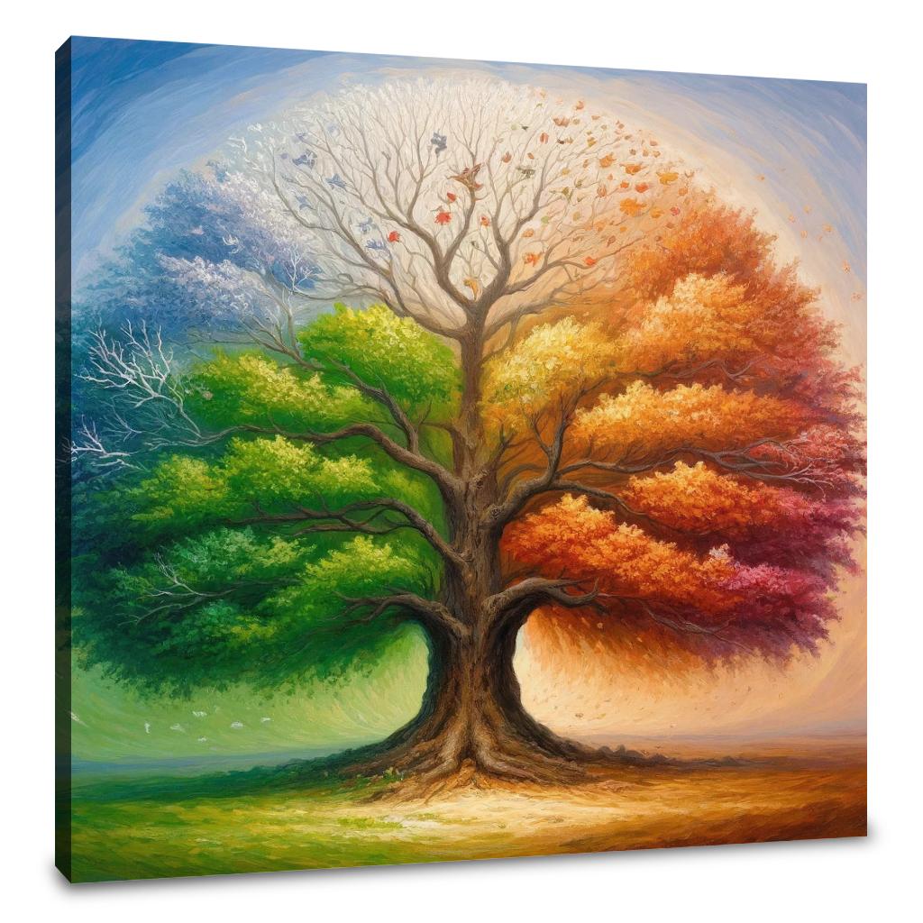 Seasons in Harmony Canvas