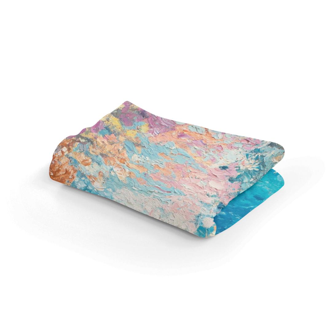 Dreamlike Coral Symphony Blanket