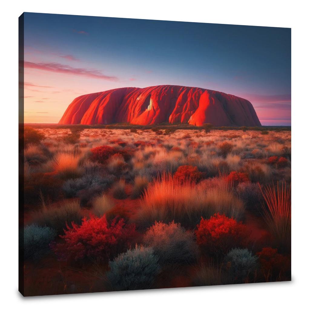 Uluru Sunset Canvas
