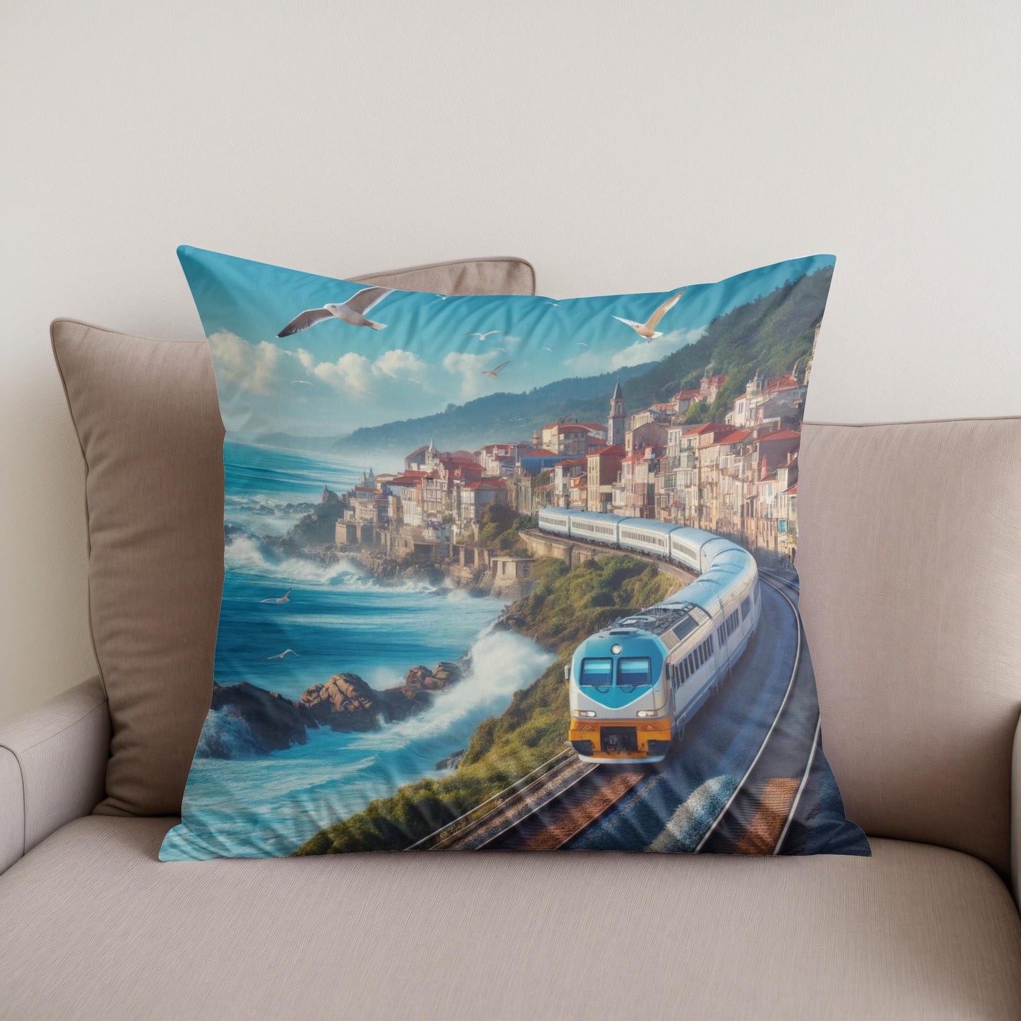 Coastal Journey Cotton Cushion