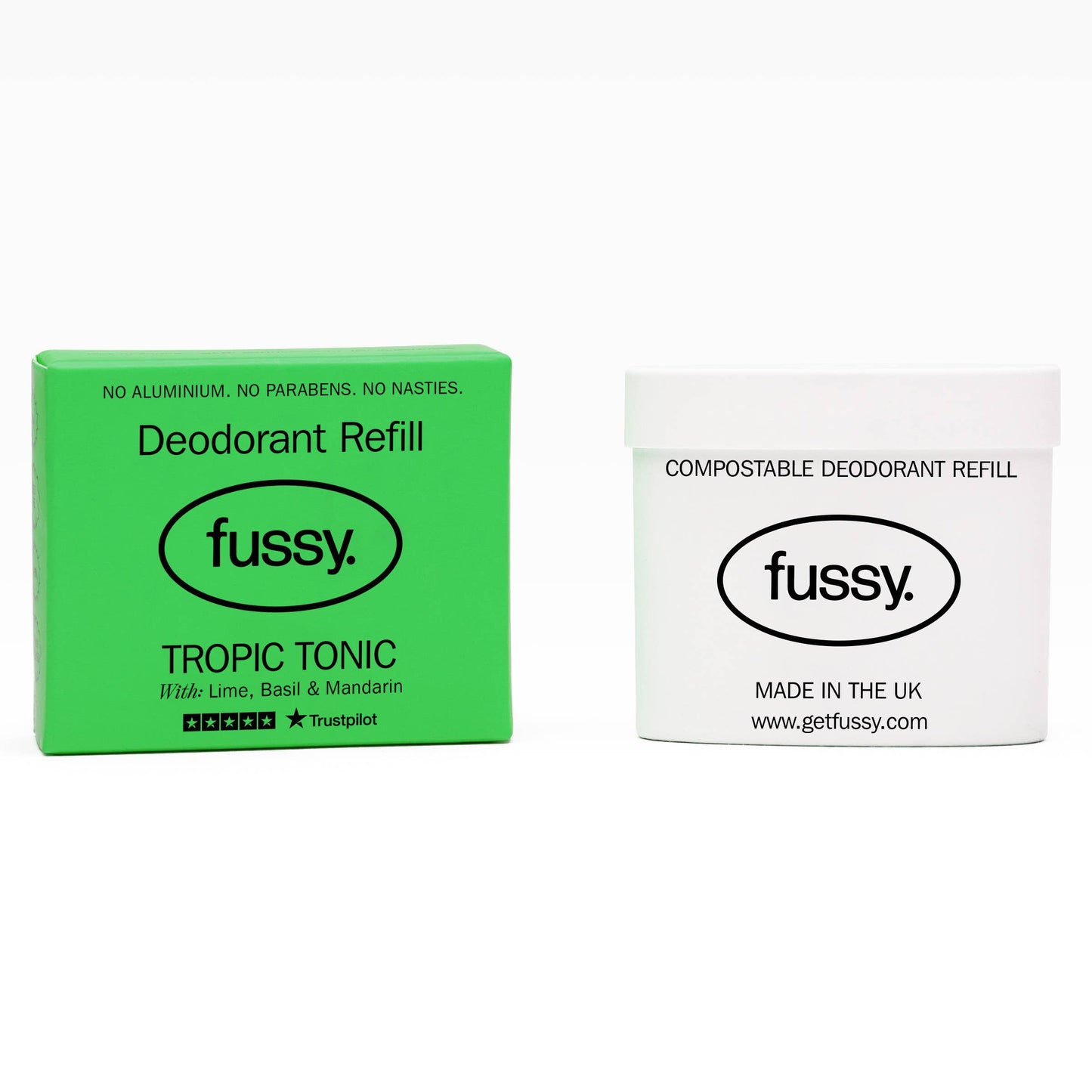 Fussy Natural Deodorant Refill  - Tropic Tonic